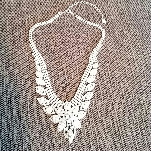 Costumed Diamond Necklace & Earring Set - Picture 4 of 8